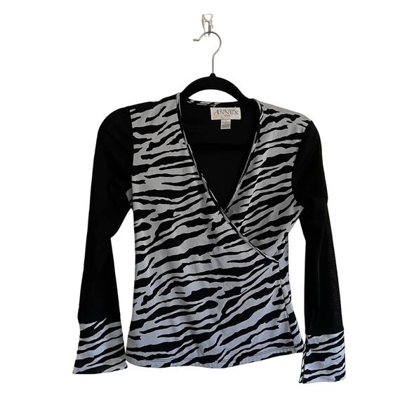 Casual Corner Tops - (SALE 5/$25) Vintage Y2K Casual Corner Annex Zebra Top